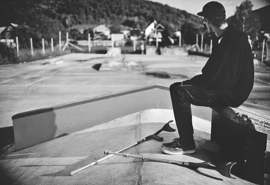 Pohľad na skate park