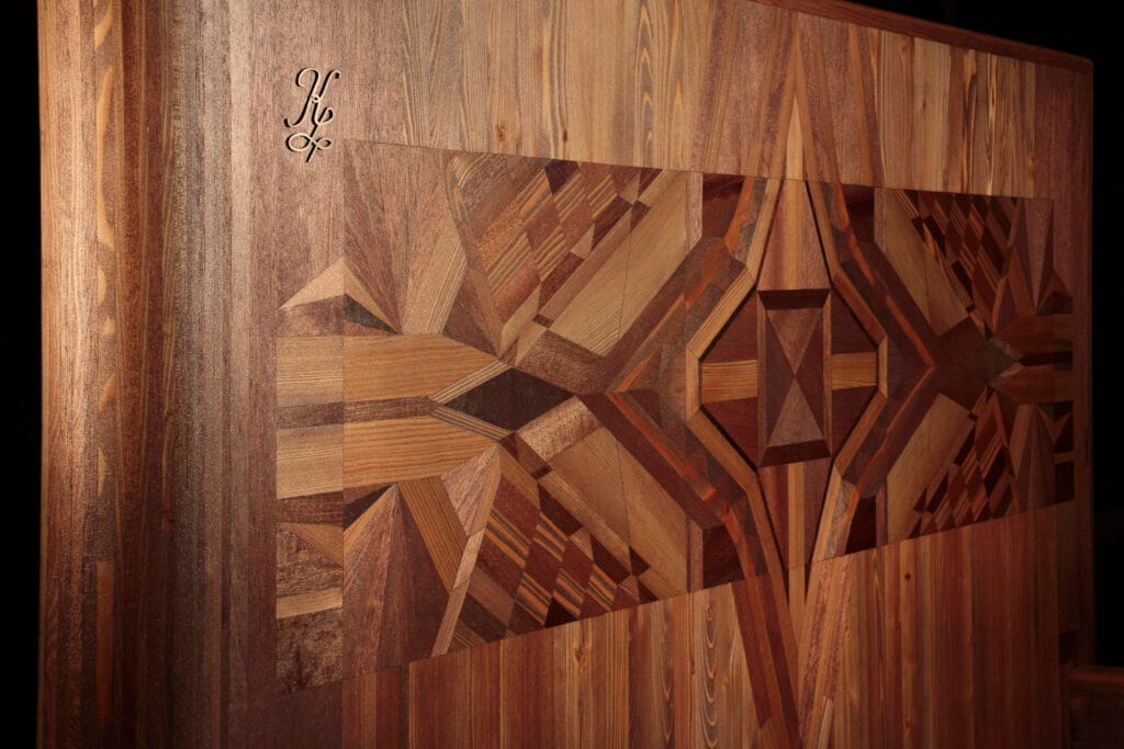 Postele Kolač intarzia