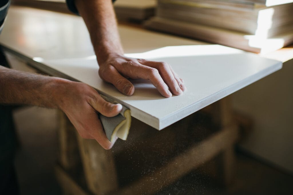 Posvancz brúsenie základného laku