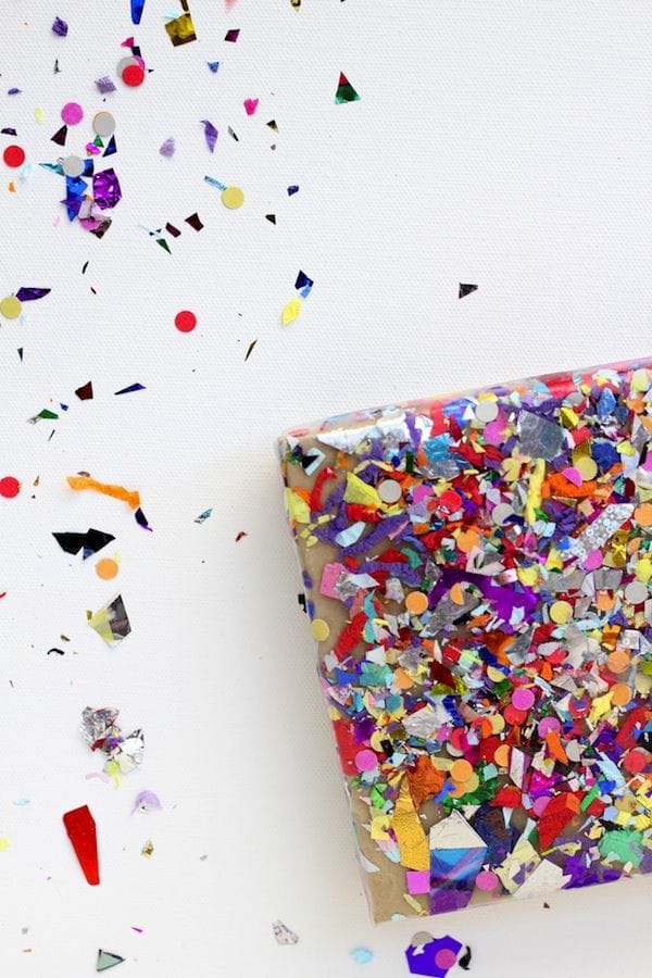 darcekove balenie s konfetti