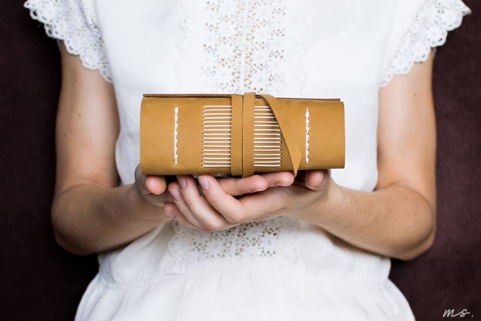 Michaela Slaninková kožené diáre