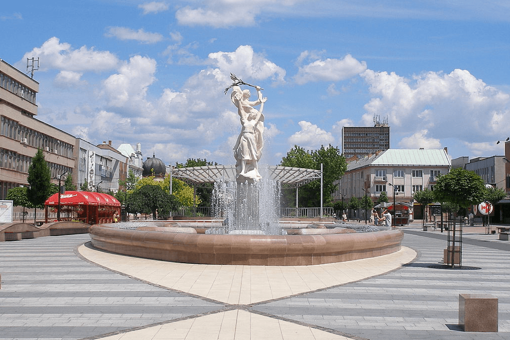 Námestie osloboditeľov Michalovce